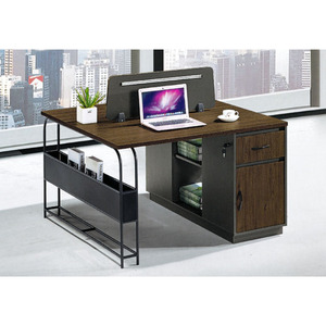 Giá rẻ cao cấp nội thất văn phòng sang trọng màu trắng hình chữ L mở rộng với ngăn kéo CEO Quản Lý Văn phòng điều hành bàn - Product Image 6