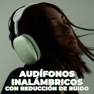 Auriculares Inalámbricos Bluetooth ELE-GATE, Sobre la Oreja, Color Verde, Cancelación de Ruido, para Música y Juegos - Product Image 2