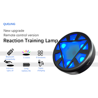 Lampe d'entraînement multifonctionnelle pour la réactivité - 4 unités, nouvelle version améliorée, entraîneur de vitesse et d'agilité télécommandé, batterie 30 heures, utilisation intérieure/extérieure