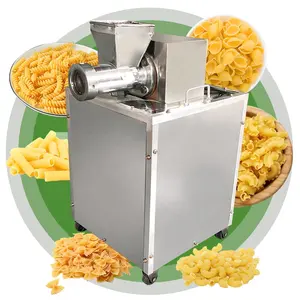 Macaroni mini máquina de lanche de macarrão, elétrica, automática, de bronze, abobrinha, macarrão