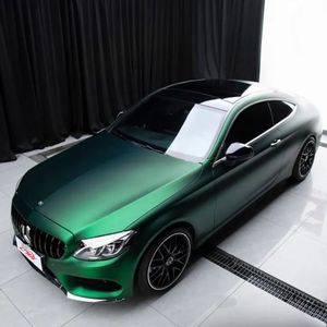 Vinilo Adhesivo para Automóviles, Cromado Satinado Mate, Verde Veneno - Product Image 2