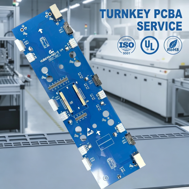 Integrated Data & Power Backplane for Industrial HUB in Custom Electronic PCBA Assembly 16 Years EMS OEM Prototype Manufacturer