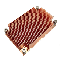 COOLSERVER CS-2011-1U1C-NP Dissipateur thermique pour processeur de serveur LGA2011 1U1C, boîtier d'ordinateur rectangulaire, TDP 115W, base en cuivre