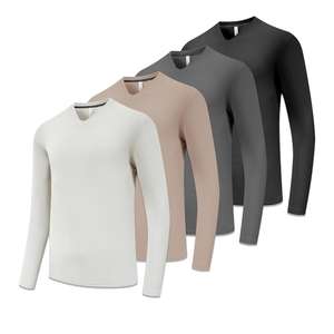 2025 Fashion overfit chemise d'entraînement avec fentes latérales conçues pour le mouvement et la respirabilité Zippered Long Sleeves - Product Image 1