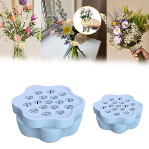 Support décoratif en plastique pour tiges, design en spirale, pour arrangements floraux DIY, robuste et fiable, bouquet floral - Product Image 3