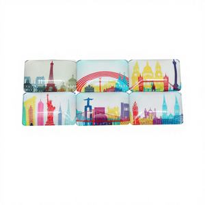 Aimants de réfrigérateur en cristal magnétique puissant pour la vente directe, aimants en verre personnalisés pour cadeaux - Product Image 1