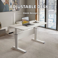 Bureau de travail motorisé flexible avec réglage de la hauteur, dispositif de détection de charge et hub de gestion de la charge