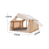 Tente gonflable de luxe, portable, durable, élégante, imperméable, pour activités de randonnée en plein air, vente en gros à bas prix