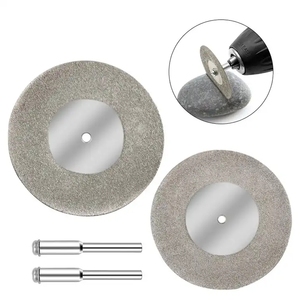 Disques de découpe diamantés pour outils rotatifs, lames de scie circulaires pour mini-perceuse Dremel, mandrin de coupe pour bois, pierre, plastique, verre, carrelage - Product Image 3