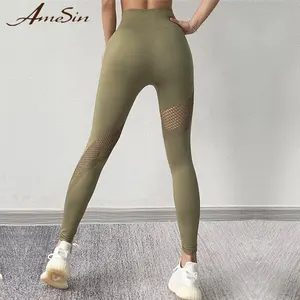 Quần Tập Yoga AMESIN Cho Bà Bầu, Quần Legging Bó Sát