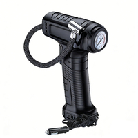 Nouvelle pompe de gonflage de pneus portable sans fil en ABS avec manomètre numérique et lumière d'urgence, double tension