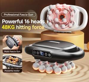 16-Kopf Tiefenmassagegerät 30 Intensitäten 3 Modi Faszien-Blaster Nacken- & Schultermassagepistole - Product Image 6