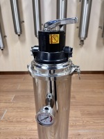 Filtre à eau domestique UFSediment 8000L avec vanne manuelle, membrane PVDF à rétrolavage, boîtier extérieur en acier inoxydable pour toute la maison