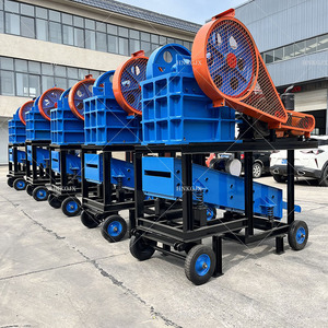 Frantoio per pietre dure con capacità di lavorazione di 15 t/h e vaglio vibrante per la produzione di <span class=keywords><strong>materiali</strong></span> da costruzione di diverse dimensioni - Product Image 4