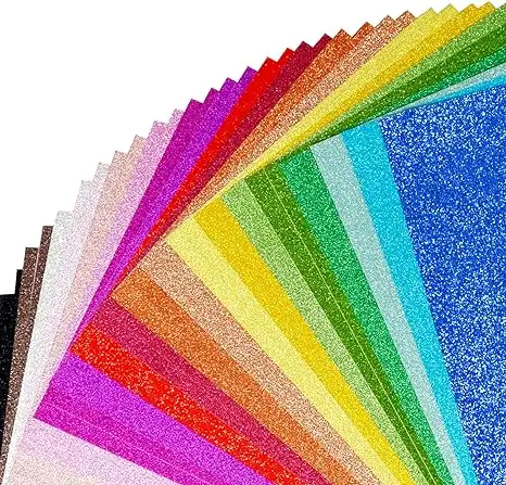 Großhandel Glitzer-Papier 40 Blätter bunte Premium-Papier glitzerndes Papier für Kartenherstellung DIY