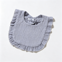 Bavoirs en tissu de coton imperméables de couleur unie pour bébés, ne blessent pas la peau, faciles à nettoyer, respirants, pour enfants