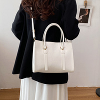 Nouveau sac à main tendance en PU de grande capacité avec fermeture éclair, sac fourre-tout simple à motif crocodile