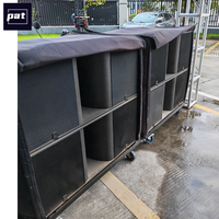 Pat KS28 Dual 18 pouces, subwoofer passif professionnel en contreplaqué de bouleau, néodyme, 4 ohms d'impédance, 2400W de puissance, étanche