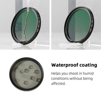 Filtre d'objectif d'appareil photo CPL à clipser de 52 mm, filtre polarisant grand angle pour la photographie sur smartphone iPhone, Android, Samsung