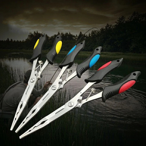 Alicates de Pesca Multifuncionales de Acero Inoxidable Luya, Alicates para Anzuelos con Mango de Goma para Uso en Ríos - Product Image 2