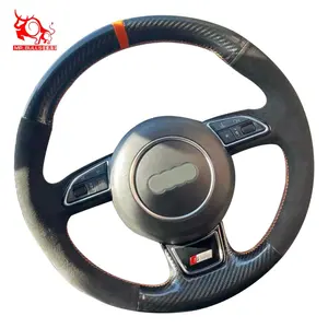 Chất lượng cao chuyên nghiệp Xe tay may da chỉ đạo Wheel bìa cho Audi A3 A7 A8 S5 S8 A1