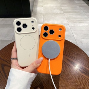 เคสโทรศัพท์ซิลิโคนเหลวสีพื้นแบบออลอินวัน พร้อมปุ่ม Ai สำหรับ iPhone 16-1  รวมที่จับโทรศัพท์ - Product Image 4
