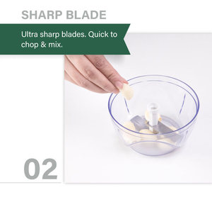 เครื่องบดหัวหอมแบบพกพาเครื่องสับอาหารด้วยมือสำหรับใช้ในบ้าน - Product Image 3