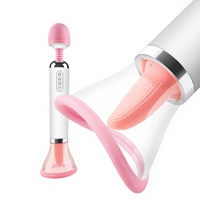 Vibrateur G-Spot pour adultes, gode, sexe oral, succion des mamelons, stimulateur clitoridien, sucette pour femme, jouet sexuel léchant