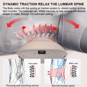 Nouveauté Équipement de physiothérapie Masseur lombaire pour le dos avec minuterie chauffante Lumière rouge Masseur automatique - Product Image 4
