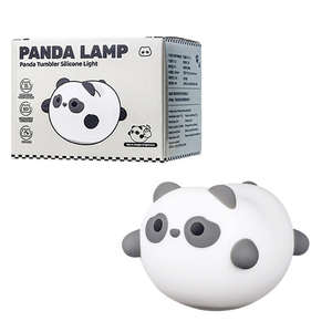 Veilleuse Panda en silicone, mignonne, rechargeable, pour chambre d'enfant, lampe de chevet, veilleuse pour le sommeil des enfants - Product Image 6