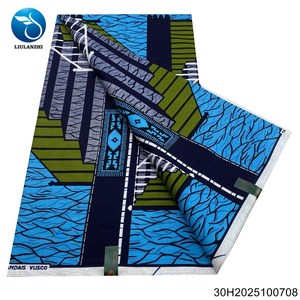 100% tessuto organico di cera africana Liberty London filato pettinato da prato 150gsm tessuto normale di peso medio tessuto furgone ragazze ragazzi - Product Image 2