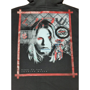 Sudadera con Capucha Negra de Peso Pesado con Estampado Desgastado para Hombre, Chaqueta con Capucha, Esencial para Invierno, Estilo Urbano, Tallas Grandes - Product Image 6