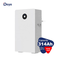 En stock, batterie au lithium Deye RW-F16 16KWH, 6000 cycles, 51.2V 300 Ah, énergie solaire pour l'électricité domestique