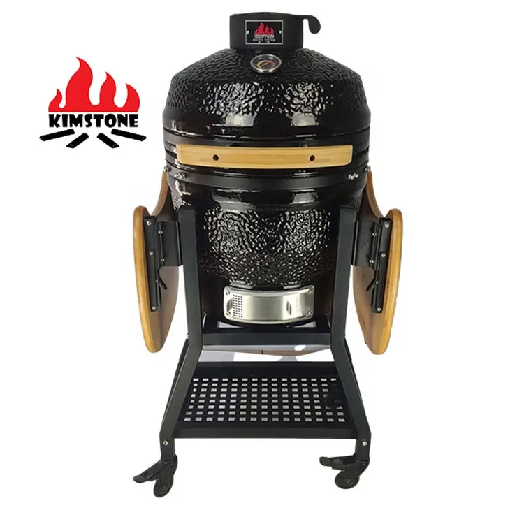 KIM TONE 18 Zoll Grill Par rilla Bbq Barbecue Charbon Smoker Grill Kommerzielles tragbares Pizza ofen Ei