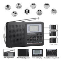 Fabrik-Großhandel Digitales Display Tragbares Radio AM FM SW DSP-Empfänger für Senioren Outdoor-Reisen Mini Taschenradio