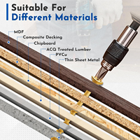 Vite per Truciolato Zincate Gialle # 8 # 9 # 10 viti autofilettanti Torx a testa svasata per mobili in legno e MDF