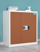 Armoire à classeurs en acier moderne avec serrure électronique à code, écologique, pour chambre, école, usage commercial, mobilier de bureau durable