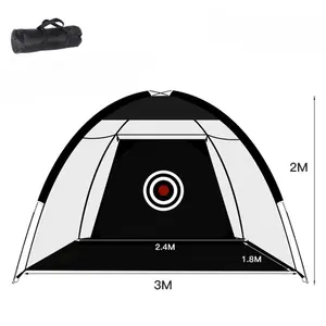 골프 텐트 그물 쉬운 설치 휴대용 골프 연습 그물 텐트 골프 훈련 텐트