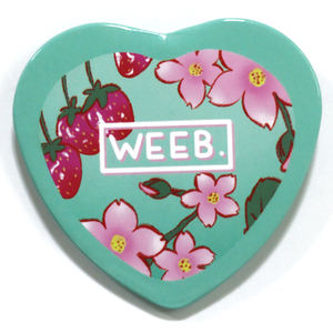 無料サンプルデザイン ブローチブランク アニメバッジピン ゴールドハートボタンピン カスタムロゴ バッジボタン用 - Product Image 3