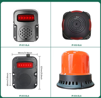 Alarme radar d'angle mort intelligente IA, moniteur de voiture 7 pouces, enregistreur DVR 4 canaux à écran partagé pour camion, bus, camping-car, fourgonnette, remorque, caméra IR