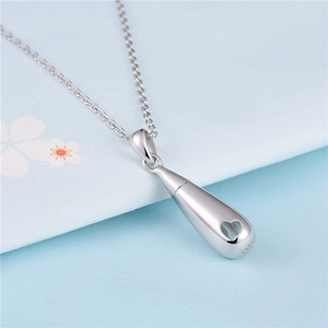 925 Sterling Silver Tetes Air Mata Kremasi Perhiasan Kalung untuk Abu - Product Image 2