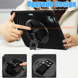Pour iPad Air 11 pouces 2024 mains sangle bandoulière 360 rotation support sur le dos - Product Image 2
