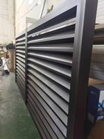 Fabrication et vente en gros de persiennes fixes en aluminium - Design moderne, durables, résistantes à la pluie, pour l'extérieur, en acier inoxydable