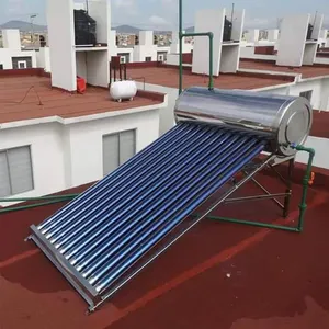 Tubo de vacío evacuado de acero inoxidable sin presión LINYAN calentadores de agua solares sin presión para baño ducha Rv al aire libre