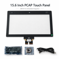 15,6 Zoll PCAP Touchpanel 10-Punkt USB Anti-Glare Overlay Kit Kapazitiver Bildschirm Maßgefertigte Abdeckglas für Industrielle Integration