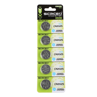 Vente en gros 140mah 3 V CR2025 batterie 3 volts pile bouton au lithium pour clés de voiture jouets montre batterie