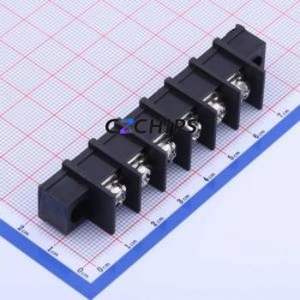 KF45SM-9.5-6P Barrier Terminal Block Through hole Component (THT),P=9.5mm Connector Two Sides 9.5mm 1x6P Straight Pin - Product Image 1