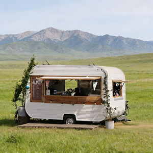 Chariot alimentaire mobile multi-étagères, commercial, direct usine, pour marché nocturne, stand de rue, stockage, vente de snacks et de traiteur - Product Image 5