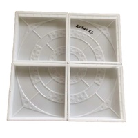 Moule à briques creuses en plastique ABS réutilisable de haute précision Reazone RZE pour pavés en béton 3D, décoration extérieure (garantie 3 ans)