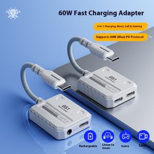 PLEXTONE/Guji GS1 Adaptateur USB-C vers USB 2-en-1 pour Apple iPhone 15 et iPad Pro Nouveau casque deux-en-un - Product Image 3